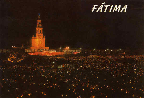 N.� 88 - F�TIMA - PORTUGAL Prociss�o das Velas - Ed. C. S. - S/D - Dim. 14,7x9,9 cm - Col. M�rio Silva.