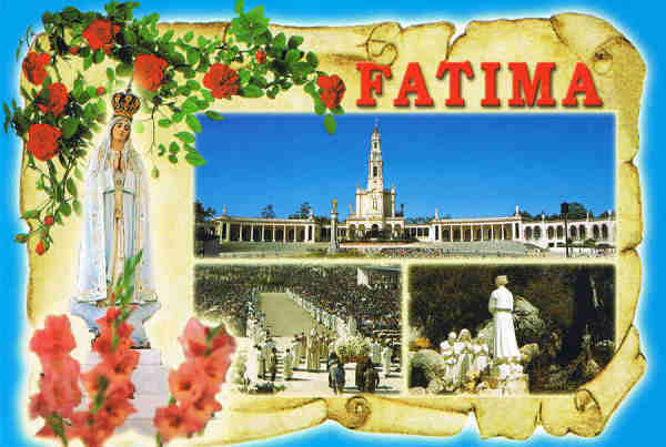 N.� 625 F�TIMA - Souvenir - Ed. Miss�es Consolata- Apart. 5-2496 F�tima Codex - S/D Dim. 14,8x10,3 cm.  - Col. Manuel e F�tima B�ia (2009).