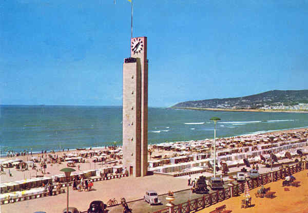 N� 6 - FIGUEIRA DA FOZ. Praia de Banhos - Editor Comiss�o Municipal deTurismo da Fig da Foz - SD - Circulado em 1963 - Dim. 14,9x10,4 cm - Col. A. Monge da Silva