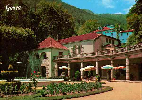 N.� 386 - (Portugal) Ger�s Colunata "Hon�rio Barreto" - Edi��o Lusocolor, Arcos de Valdevez - S/D - Dimens�es: 14,9x10,5 cm. - Col. Manuel B�ia.