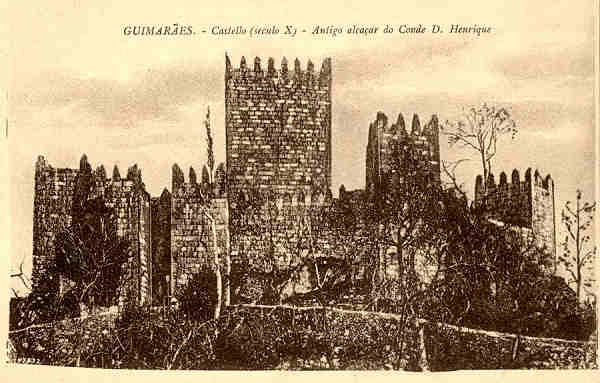 S/N - Guimar�es: Castello (seculo X) Antigo alca�ar do Conde D. Henrique - Sem indica��o do editor - S/D - Dimens�es: 14,1x9 cm. - Col. Aur�lio Dinis Marta.