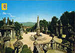 N� 80 - LAMEGO (Portugal). Largo dos Reis no Santu�rio dos Rem�dios - Ed. da LIVRARIA E PAPELARIA SERRA POSTALES ESCUDO DE ORO 5 Ediciones FISA - Palaudarias,26 - Barcelona - SD - Dim. 14,9x10,5 cm - Col. Manuel B�ia (2000)