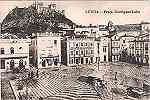 S/N - Portugal-Leiria Pra�a Rodrigues Lobo - Editor Alberto Malva - S/D - Dimens�es:  13,9x8,8cm. - Col. Miguel Chaby.
