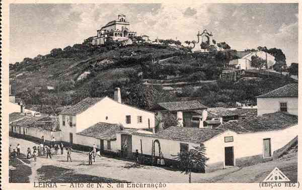 S/N - LEIRIA-Alto de N. S. da Encarna��o - Editor apenas indicado por meio de sigla no canto inferior direito do postal - Dimens�es: 14x9 cm. - Col. R. Gaspar.