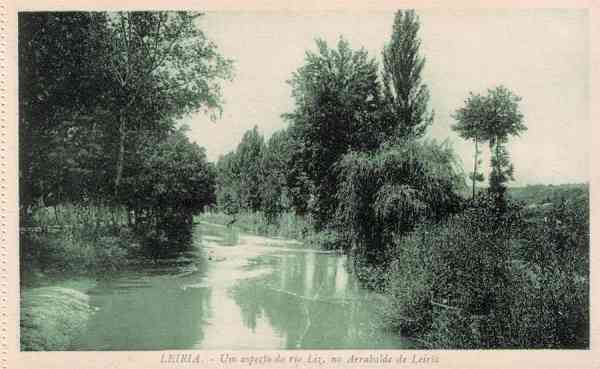 S/N - LEIRIA-Um aspecto do rio Liz no Arrabalde de Leiria - Editor n�o indicado - Dimens�es: 14x9 cm. - Col. R. Gaspar.