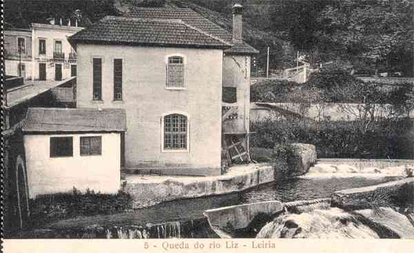 N.� 5 - Queda do Rio Liz-LEIRIA - Editor n�o indicado - S/D - Dimens�es: 14x9 cm. - Col. R. Gaspar.