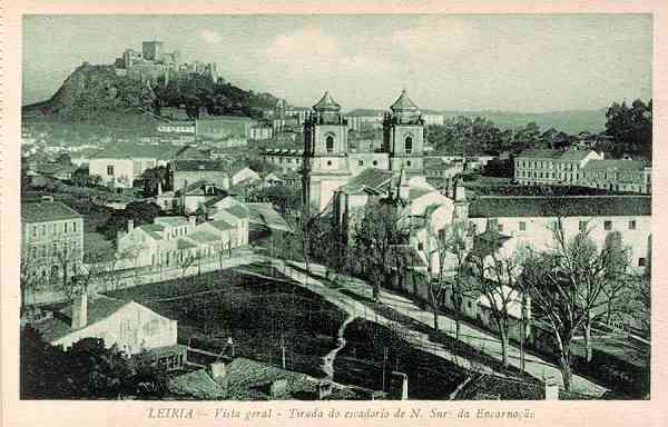 S/N - LEIRIA-Portugal Vista Geral Tirada do Escad�rio de N. S� da Encarna��o - Editor n�o indicado - S/D - Dimens�es: 14x9 cm. - Col. R. Gaspar.