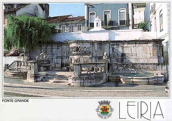 N.� 11 - LEIRIA-Portugal Fonte Grande - Edi��o da Regi�o de Turismo de Leiria, Rota do Sol - S/D - Dimens�es: 15x10 cm. - Col. R. Gaspar.