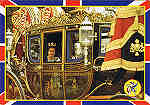 N.� Lo63 - LONDON - H.M. Queen Elizabeth II. In the Irish State Coach - Ed. Thomas & Benacci Lda. - LONDON Tel.(01)4032835 RIALTO Printed in Italy - SD - Dim. 14,8x10,3 cm - Col. Manuel B�ia (1986)