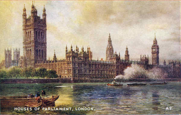 A2 - London - Reedi��o de Valentine & Suns em 1951 - Dim. 13,9x8,8 cm - Col. Am�lcar Monge da Silva  (c. 1910)