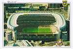 N� 40 - MADRID. Estadio Santiago Bernabeu - Ed. L. DOMINGUEZ, S.A. Tel. 91/447 82 75 - MADRID. FISA ESCUDO DE ORO, S.A. - Barcelona Printed in Spain - SD - Dim. 15x10,3 cm - Col. Manuel B�ia(1990)