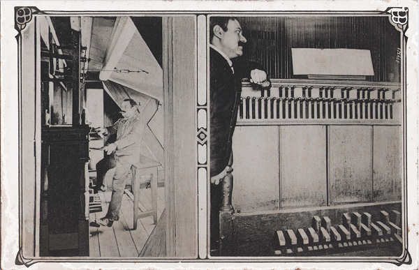 N� 10 - O Monumento de Mafra (Torres, Carrilh�es manuais) - Editor Joaquim Pedro Moreira, Mafra - Dim. 140x91 mm - Col. A. Monge da Silva (cerca de 1905)