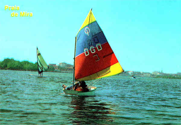 S/N - Praia de Mira: Aspecto da Barrinha em 1986 - Edi��o �ncora - Dimens�es: 14,8x14 cm - Col. M�rio F. Silva