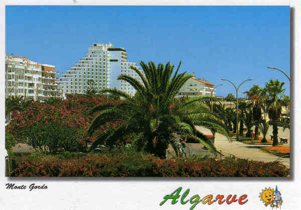 N.� 6712 - MONTE GORDO Algarve - Ed. Artes Gr�ficas - SD - Dim. 15x10,5cm. - Col. Mario Silva.