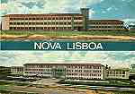 N.� 33 - Nova Lisboa (Angola): Escola Comercial e Industrial Sarmento Rodrigues e Liceu Nacional General Norton de Matos - Edi��o C�mer - Dimens�es: 14,9x10,6 cm. - Col. Jos� Guiomar (1971).