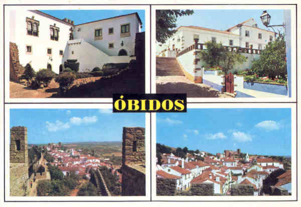 N� 1033 - OBIDOS.  Aspectos T�picos - Edi��o Centro de Caridade de Nossa Snra do Perp�tuo Socorro - SD - Dim. 15,4x10,5 cm - Col. A. Monge da Silva