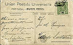 Verso do postal anterior - Dim. 9x14 cm. - Col. Miguel Soares Lopes