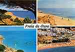 N.� 1477 - Praia da Oura. Albufeira. Algarve - Edi��o FOTO-VISTA Lda Apartado 1- 8401 Lagoa Codex Algarve Tel. (082) 57385 - S/D - Dimens�es: 14,7x10,1 cm. - Col. Gra�a Maia.