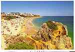 PORTUGAL 92345 - Praia da Oura. Albufeira.Algarve - Edi��o Vistal 082-475109 Foto W. M�ller OLIMAR - S/D - Dimens�es: 14,9x9,9 cm. - Col. Gra�a Maia.