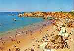 N.� 13 - PORTUGAL-ALGARVE Praia da Rocha - Edi��o C�SAR DE S�, Av. �lvares Cabral, 40-6� D.t� Tel. 683172, Lisboa -  Fotografia a cores de C�sar de S� - S/D - Dimens�es: 14,7x9,9 cm. - Col. Gra�a Maia.