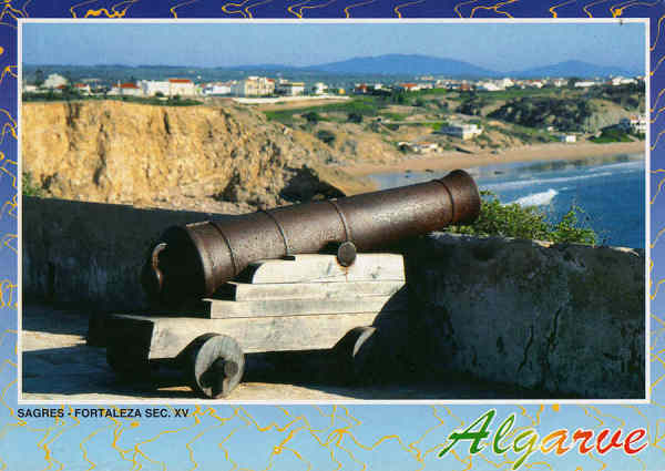 S/N - SAGRES Fortaleza do S�c. XV Algarve - Ed. Artes Gr�ficas - S/D - Dim. 15x10,5 cm - Col. M�rio Silva.