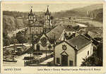 SN - Santo Tirso. Igreja Matriz e C�mara Municipal Ex-Mosteiro de S. Bento - Ed. da Loja do Povo - SD - Dim.14,4x9,8 cm - Col. M. Soares Lopes