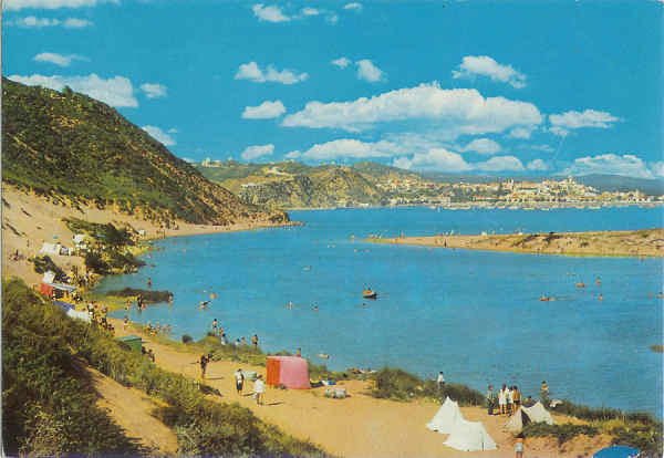 N� 749 - S. Martinho do Porto. Aspecto da praia - Colec��o Passaporte LOTY - SD - Dim. 15x10,4 cm - Col. Jo�o Ponte