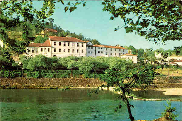 N.� 6 - TERMAS DE S. PEDRO DO SUL  Aspecto parcial e Pens�o Avenida - Ed. C�MER - TRAV. DO ALECRIM,1 TELF. 328775 - LISBOA - PORTUGAL - SD - Dim. 14,9x10,4 cm. - Col. Manuel B�ia (1993).