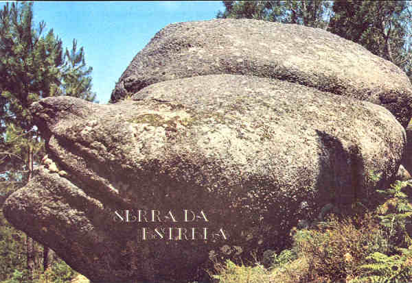 Ref 755 - SERRA DA ESTELA. Cabe�a da Velha (Seia) - Edi��o Ind�stria Portuguesa de Cart�es de Felicita��es - SD - 14,8x10,2 cm - Col. A. Monge da Silva (1975)