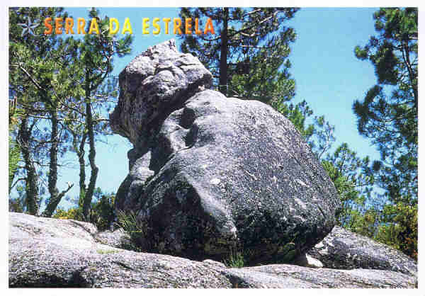 SEV-0012 - SERRA DA ESTRELA (PARQUE NATURAL) Beira Alta PORTUGAL Pedra do Urso. Covilh� - Ed. GRAFIPOST - Editores e Artes Gr�ficas,Lda - TEL. 214342080 FILIAL-LOUL� - 2006 - Dim. 15x10,5 cm - Col. Manuel B�ia (2010)