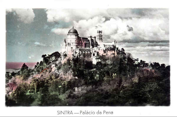 SN - SINTRA. Pal�cio da Pena - Editor n�o indicado - SD - Dim. 9,2x6 cm - Col. A. Monge da Silva (cerca de 1960)
