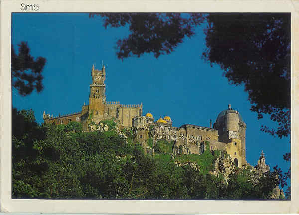N� S6 - Sintra - Palacio da Pena - foto F Moura Machado - SD - Circulado em 1986 - Dim. 10,6x14,9 cm - Col. Miguel Soares Lopes