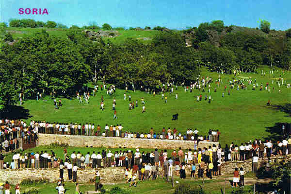 N.� 368 - SORIA. Fiestas de San Juan - Ca�a Onda. - Ediciones PARIS-J.M. - Zaragoza - S/D - Dim. 14,9x10,4 cm. - Col. Manuel B�ia (2009).