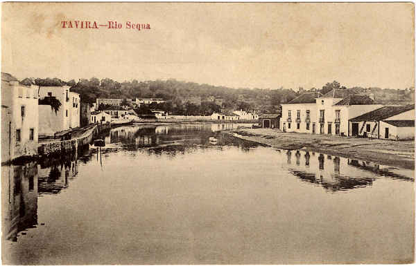 SN - TAVIRA - Rio Sequa - Edi��o da Casa de Novidades - SD - Dim. 8,5x14 cm - Col. Jaime da Silva (Circulado em 1918)