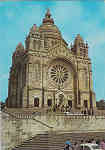 N� 103 - Viana do Castelo. Templo de Sta Luzia - Ed. Lusocolor - SD - Circulado em 1971 - Dim. 10,5x15 cm - Col. M. Soares Lopes.