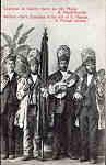 N� 41 - SAO MIGUEL. Mordomos do Esp�rito Santo - Edi��o Cervejaria Pereira, Largo da Matriz, 65 - Dim. 13,8x8,8 cm - Col. A. Monge da Silva (cerca de 1901)