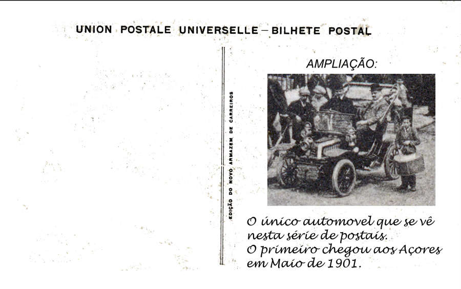 SN - SÃO MIGUEL. Furnas, Vale das Caldeiras - Edição Novo Armazém dos Carreiros - Dim. 13,8x9 cm - Col. A. Monge da Silva (c. 1909)