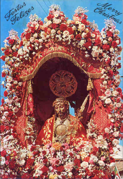 N� 763 - S�O MIGUEL. Ponta Delgada. Andor do Senhor Santo Cristo - Edi��o COMER, Lisboa - Dim. 15x10,5 cm - Col. A. Monge da Silva (cerca de 1970)