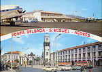 N� 50 - S�O MIGUEL. Ponta Delgada. Aeroporto e Cidade - Edi��o Fotografia N�brega - Dim. 15x10,5 cm - Col. A. Monge da Silva (cerca de 1966)