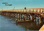 N.� 823 - AVEIRO  - Portugal Ponte para a Barra - Ed. Supercolor - Dimens�es: 14.8x10,4 cm - Col. M�rio Silva.