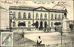N� 201 - Aveiro - Pra�a do Municipio - Editor Rocha Lisboa - SD - Dim. 14,1x8,9 cm. - Col. Enio Semedo (circulado em 6-12-1911).