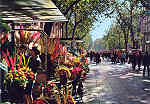 N� 3168 - Barcelona. Rambla de las Flores (1) - Editor Ro-Foto, Barcelona - Circulado em 1972 - Dim. 14,8x10,4 cm - Col. Am�lcar Monge da Silva