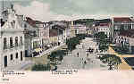 N� 418 - Portugal. Caldas da Rainha. A Pra�a D.Maria Pia - Editor Paulo Emidio Guedes e Saraiva - Editado 1903 - Dim. 9x14 cm. - Col. M. Chaby