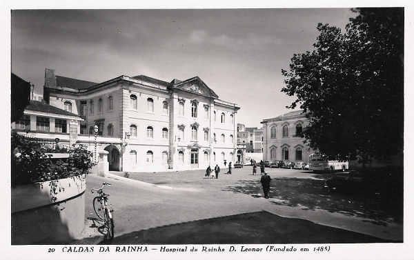 N� 20 - Portugal. Caldas da Rainha - Hospital da Rainha D. Leonor (Fundado em 1485) - Editor Passaporte Loty (Editado 1951) - Dim. 9x14 cm. - Col. M. Chaby