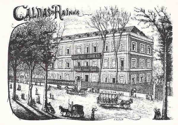 N� 6 - Portugal. Caldas da Rainha. Caldas de ontem - Hotel Lisbonense - Editor Casa da Cultura das Caldas da Rainha - Dim. 14,5x10,5 cm. - Col. M. Chaby