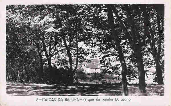 N� 8 - Portugal. Caldas da Rainha. Parque da Rainha D.  Leonor - Colec��o D�lia - Editado em 1955 - dim. 14x9 cm. - Col. M. Chaby