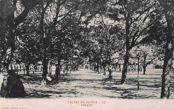 N� 10 - Portugal. Caldas da Rainha. Parque - Editor Paulo Emidio Guedes e Saraiva (Editado em 1903) - Dim. 9x14 cm. - Col. M. Chaby
