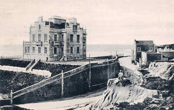 SN - Portugal. Caldas da Rainha - Foz do Arelho. Pal�cio do Conde de Almeida Ara�jo - Editor Jos� da Silva Dias - Editado 1912 - Dim. 9x14 cm - Col. Jos� Saloio