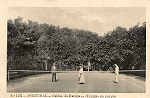 N� 1271 - Portugal. Caldas da Rainha. Tennis no Parque . Editor Alberto Malva - Editado 1910 - Dim. 9x14 cm - Col. Miguel Chaby