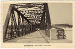 SN - CORUCHE - Ponte s�bre o rio Sorraia - Editor Roiz, Lda - SD - Dim. 8,7x13,7 cm - Col. Jaime da Silva (Circulado em 1917)